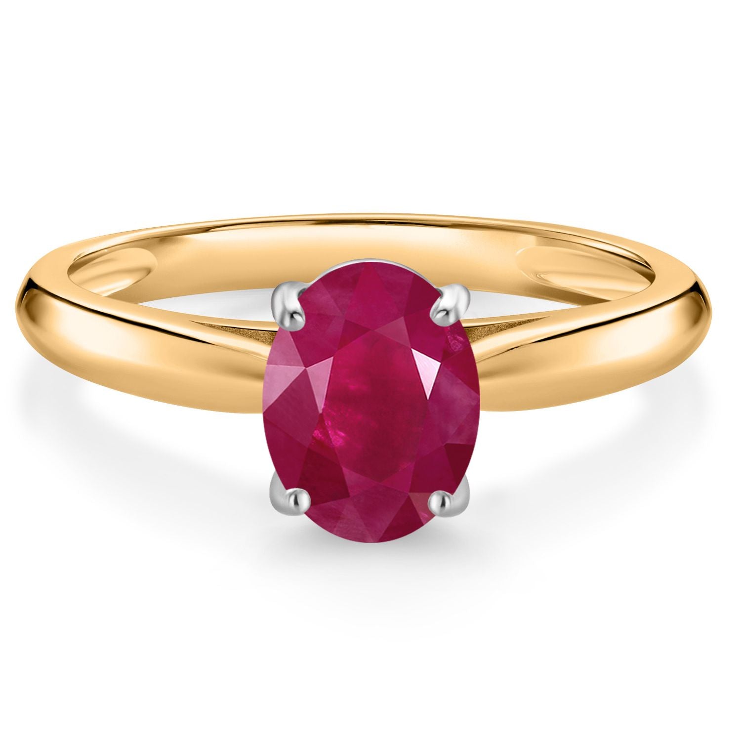 Ruby - July_5_Ring in 10K Two Tone Gold