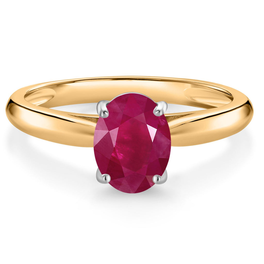 Ruby - July_9_Ring in 10K Two Tone Gold