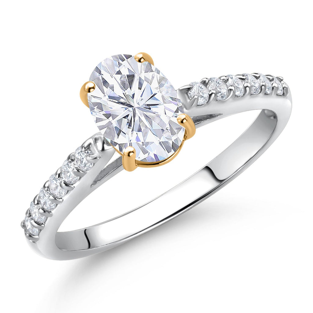 Amethyst-Checkerboard - February_6_Ring in 10K Two Tone Gold