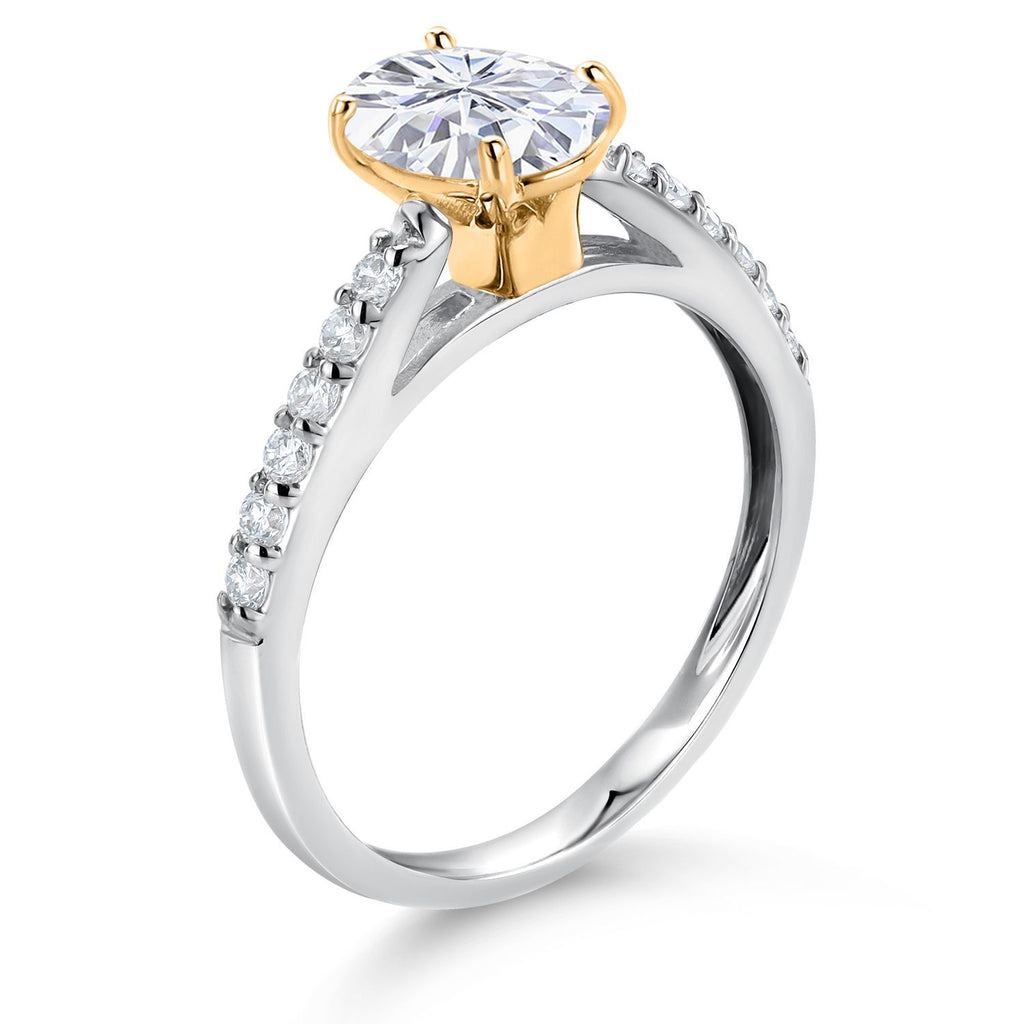 Amethyst-Checkerboard - February_6_Ring in 10K Two Tone Gold