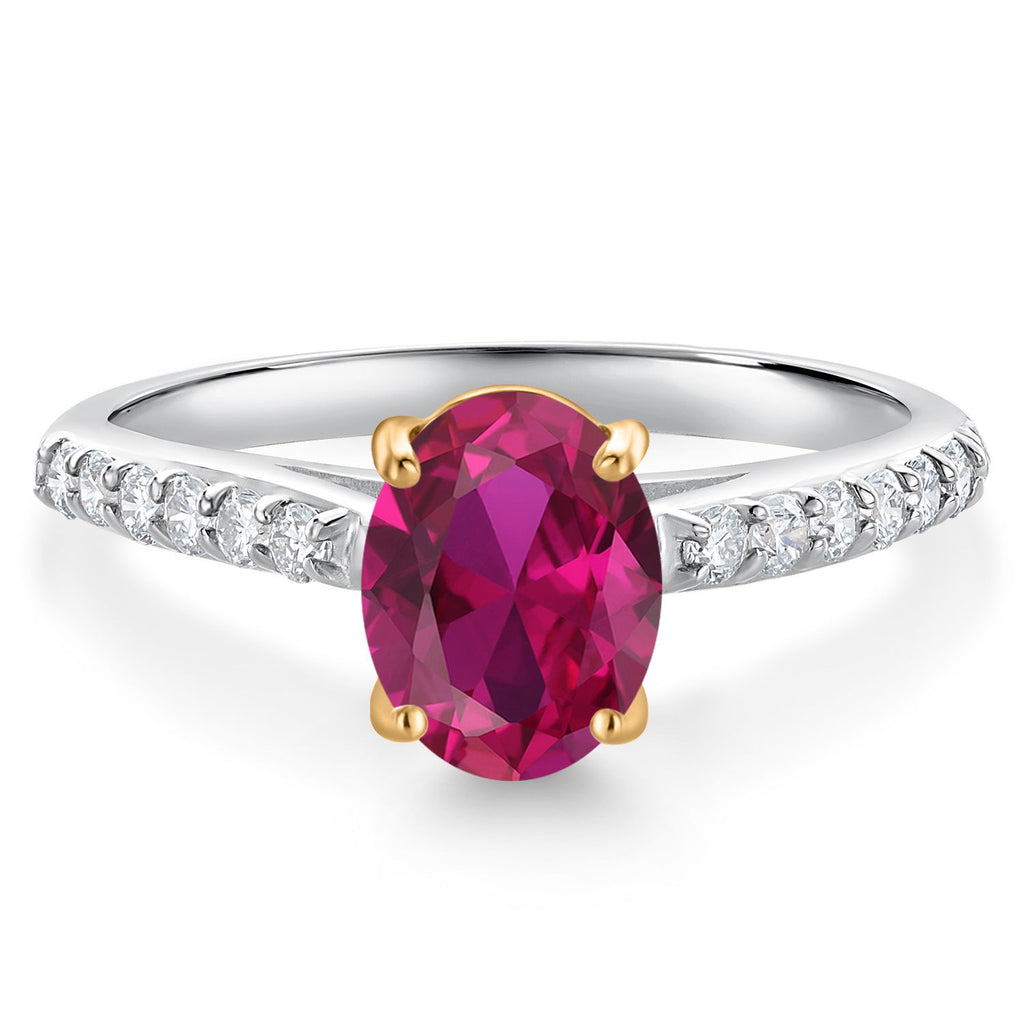 Created Ruby - July_5_Ring in 10K Two Tone Gold