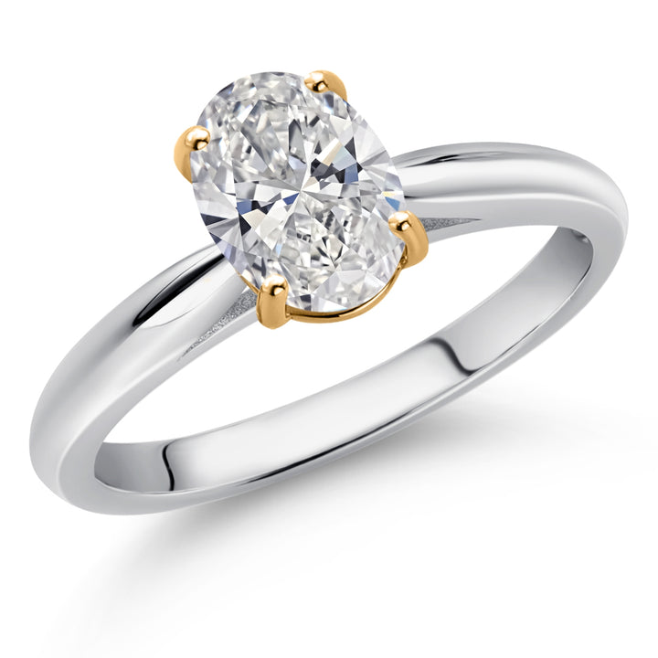 Ring in 10K Two Tone Gold