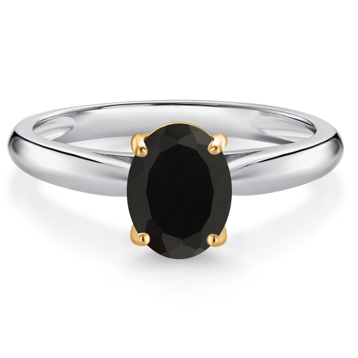 Onyx - December_5_Ring in 10K Two Tone Gold