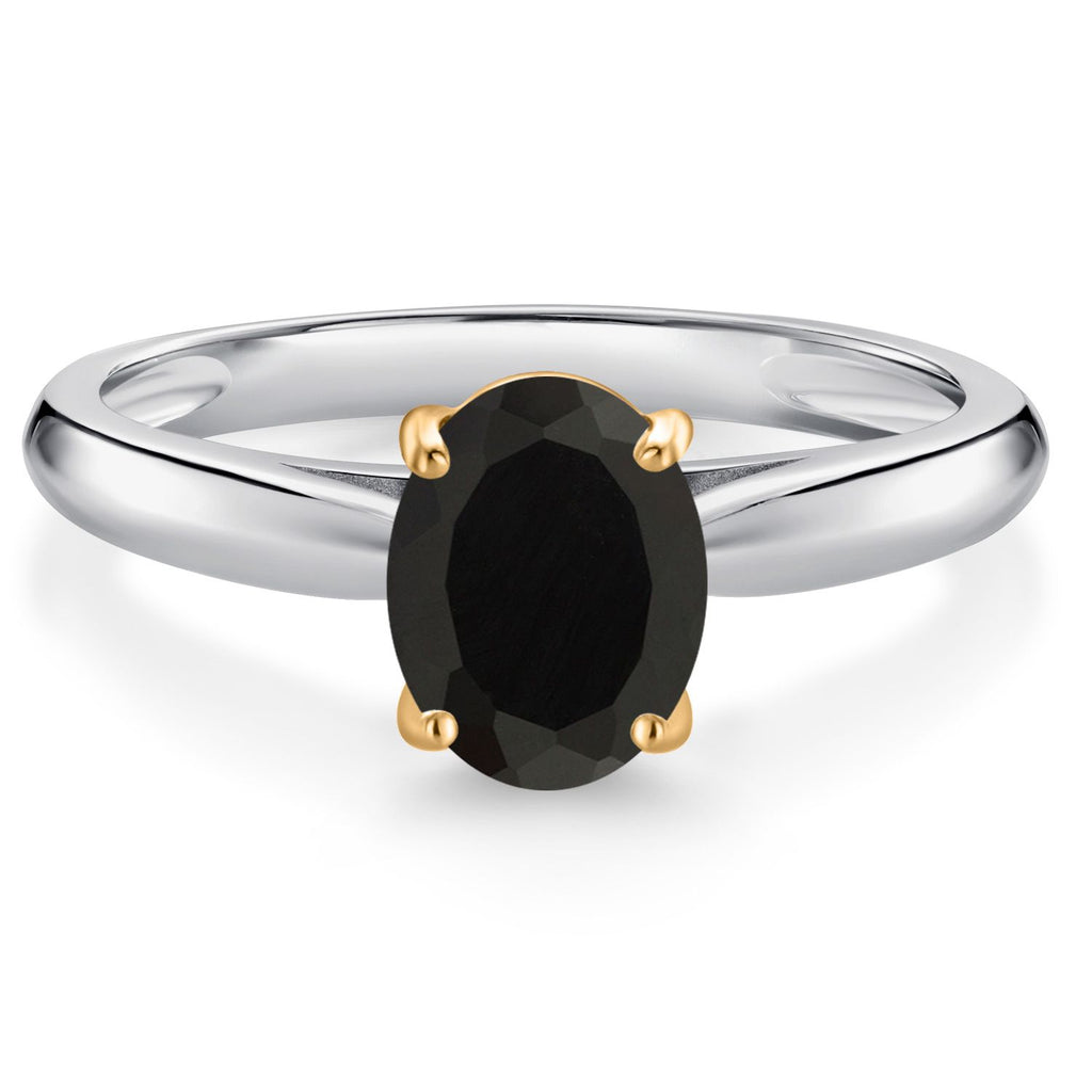 Onyx - December_8_Ring in 10K Two Tone Gold