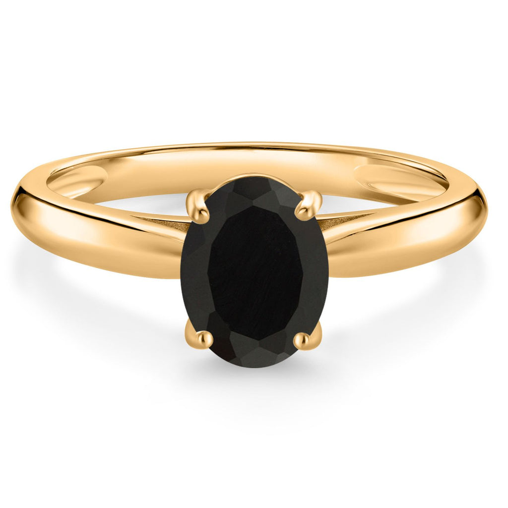 Onyx - December_5_Ring in 10K Yellow Gold