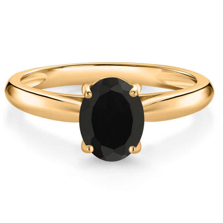 Onyx - December_8_Ring in 10K Yellow Gold