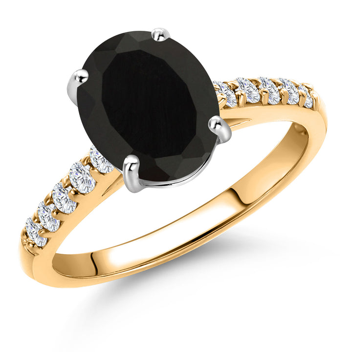 Onyx - December_5_Ring in 10K Two Tone Gold