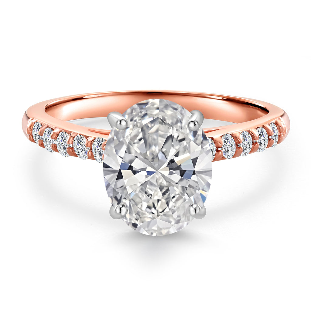 Ring in 10K Two Tone Gold