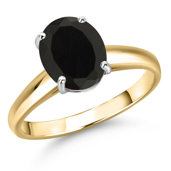 Onyx - December_5_Ring in 10K Two Tone Gold