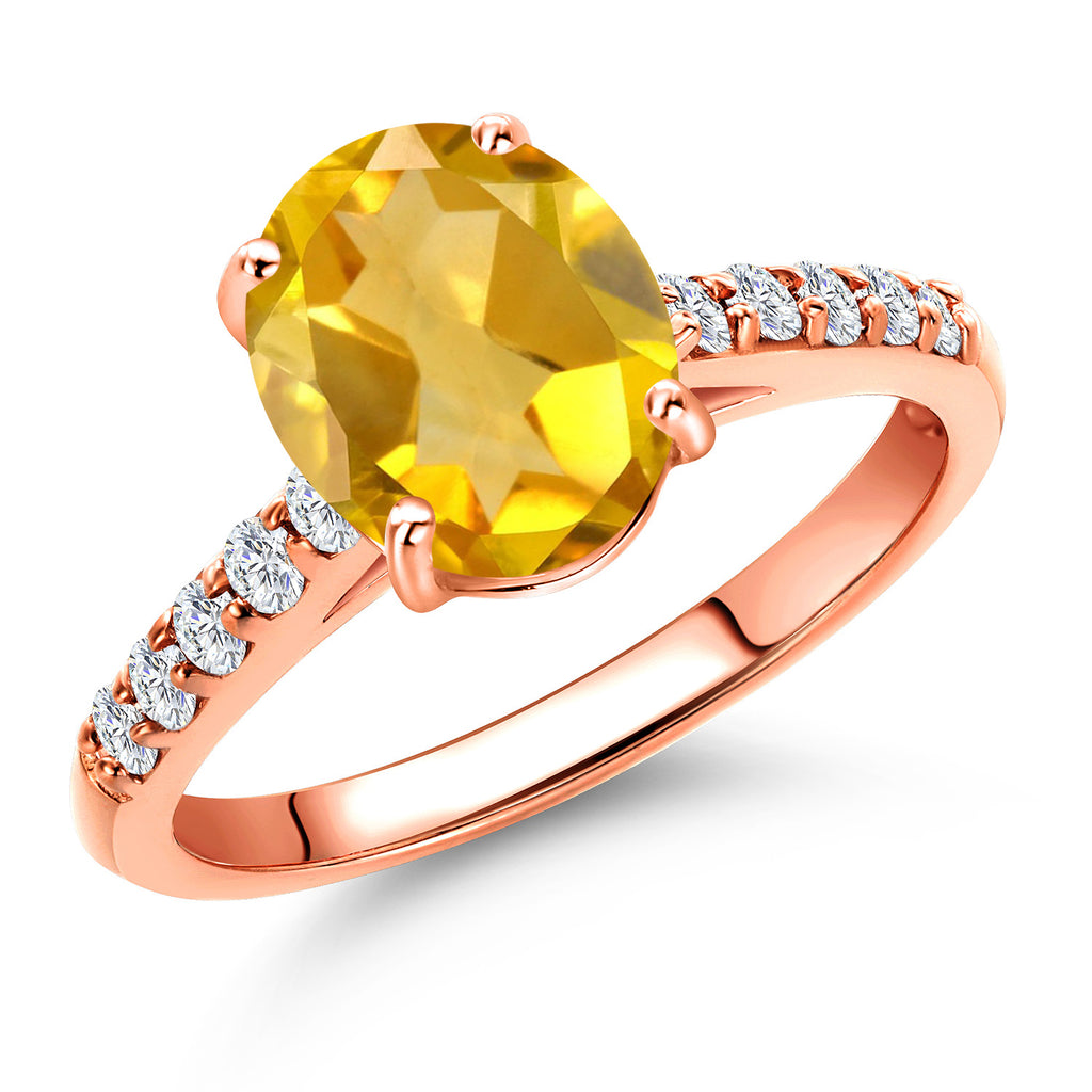 Citrine - November_7_Ring in 10K Rose Gold