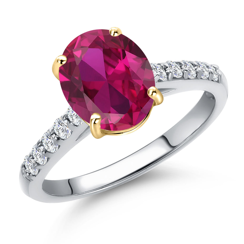 Created Ruby - July_8_Ring in 10K Two Tone Gold