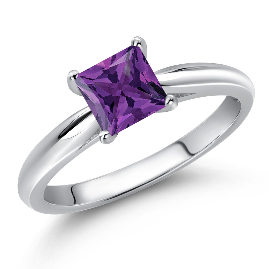 Amethyst - February_6_Ring in 10K White Gold