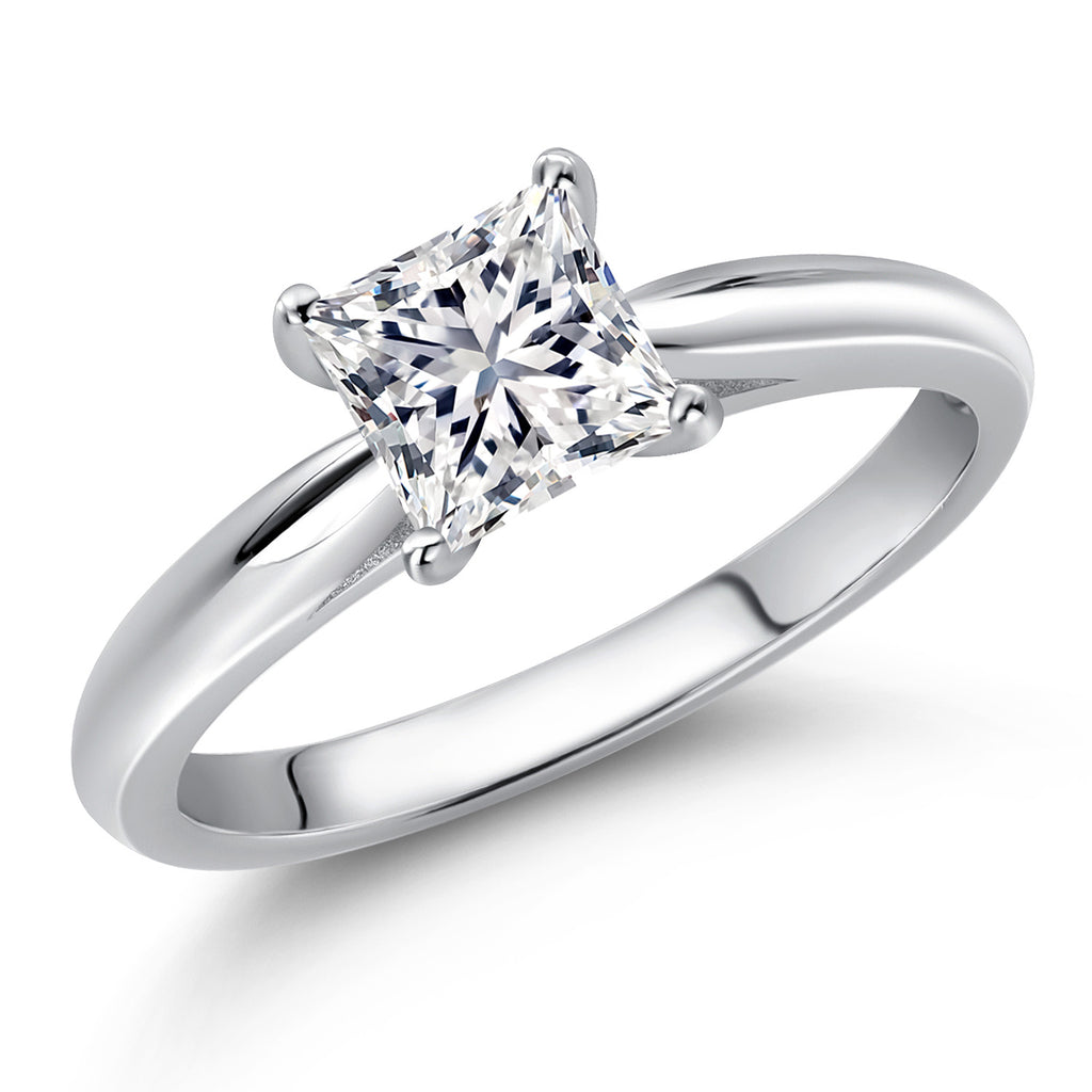 White Lab Grown Diamond - April_9_Ring in 10K White Gold