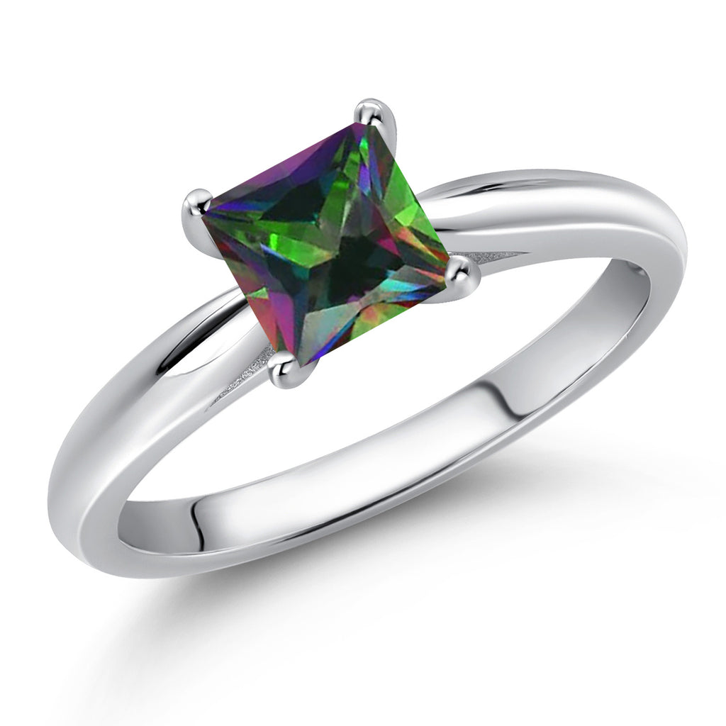 Green Mystic Topaz_6_Ring in 10K White Gold