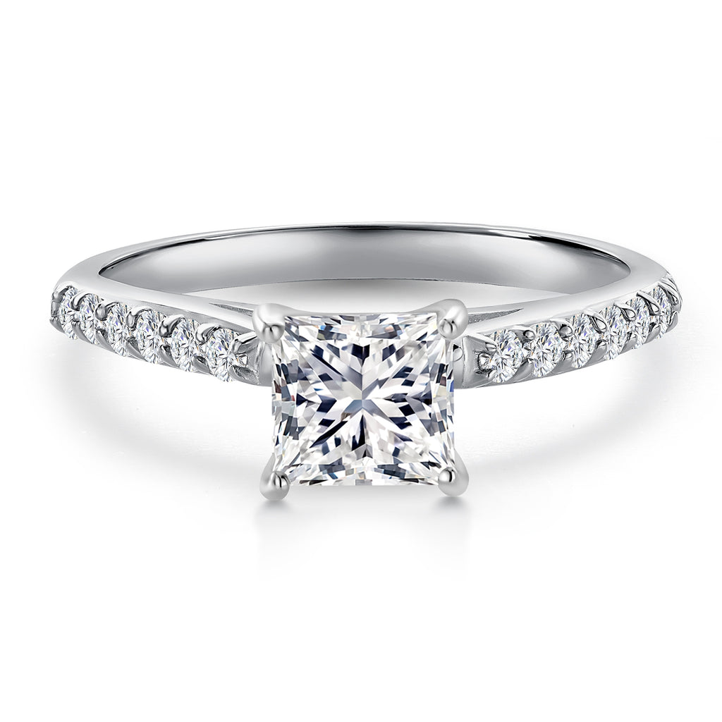 Ring in 10K White Gold