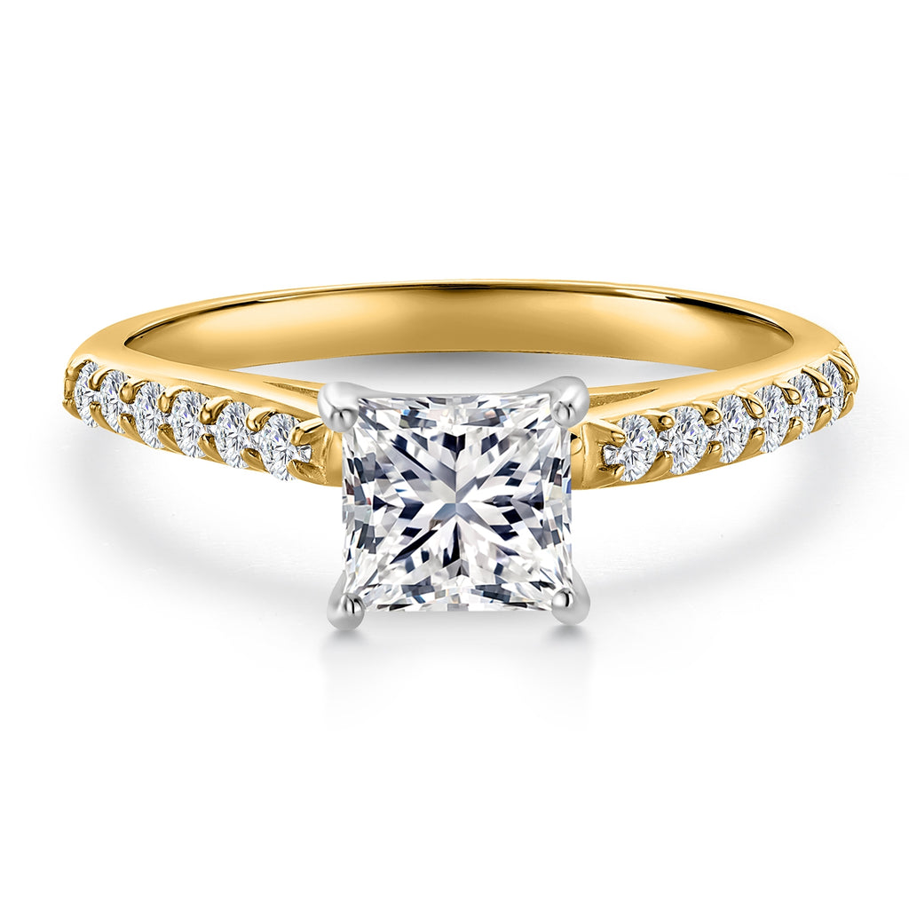 Ring in 10K Two Tone Gold