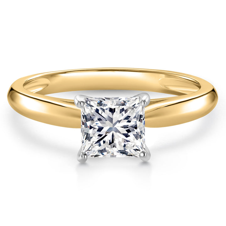 Ring in 10K Two Tone Gold
