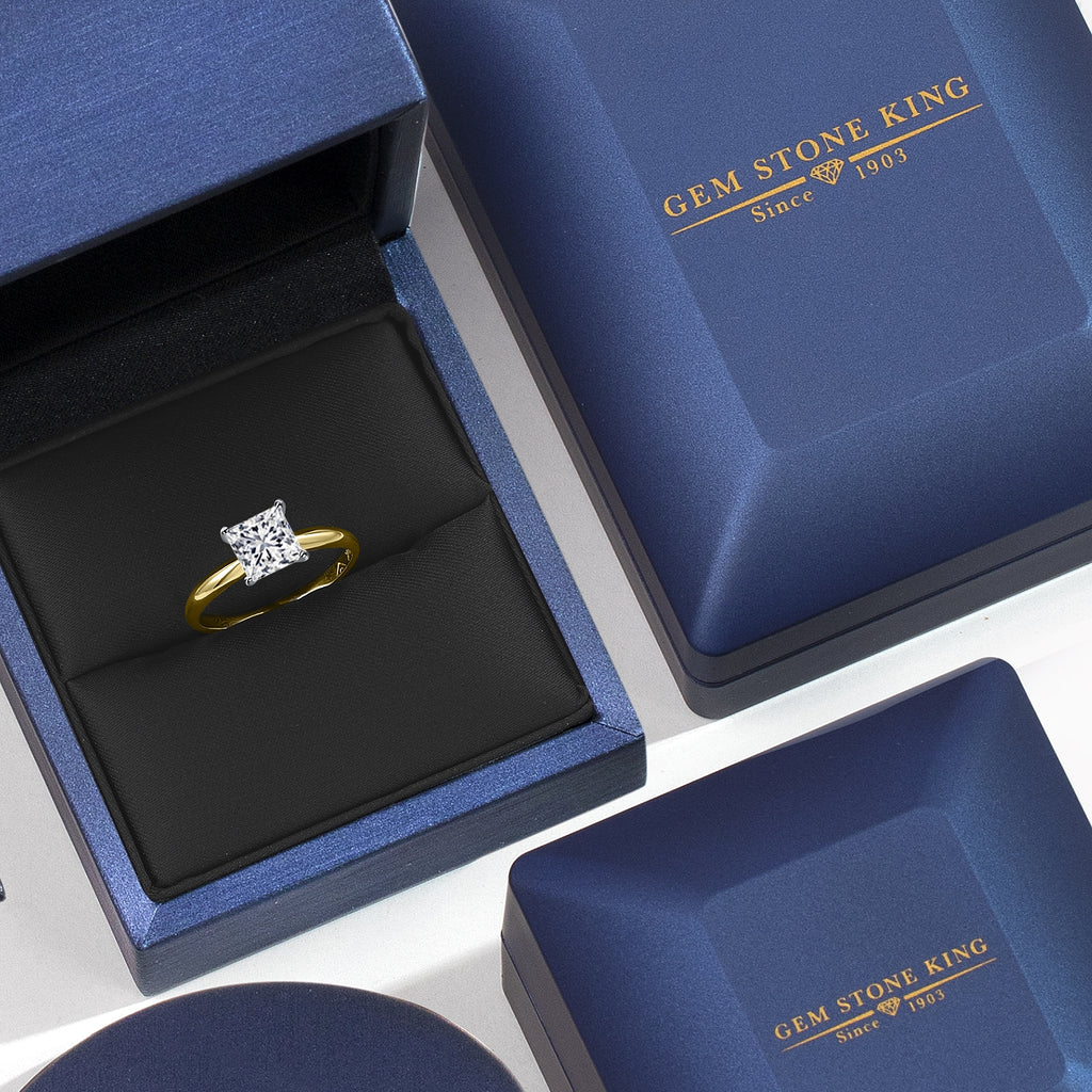Ring in 10K Two Tone Gold