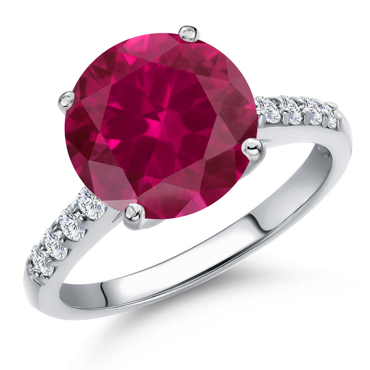 Created Ruby - July_5_Ring in 10K White Gold