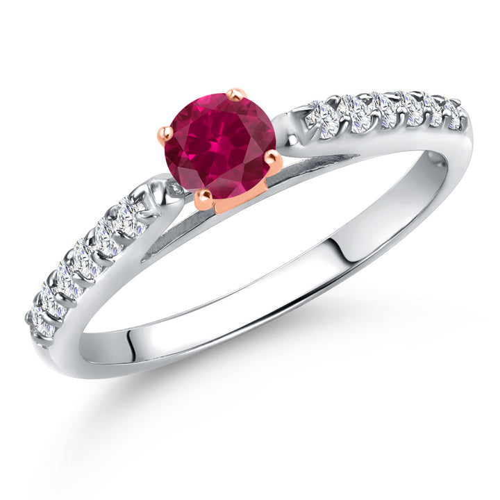 Created Ruby - July_5_Ring in 10K Two Tone Gold