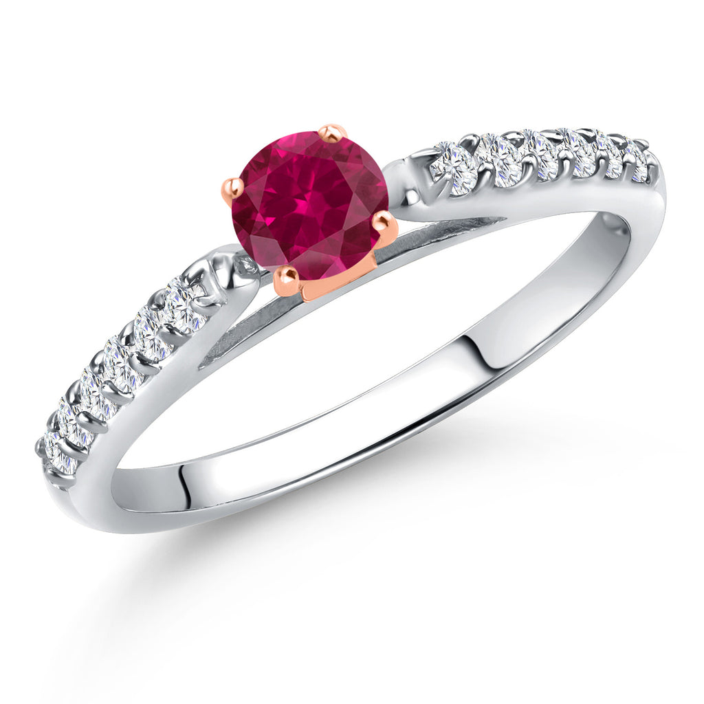 Created Ruby - July_8_Ring in 10K Two Tone Gold