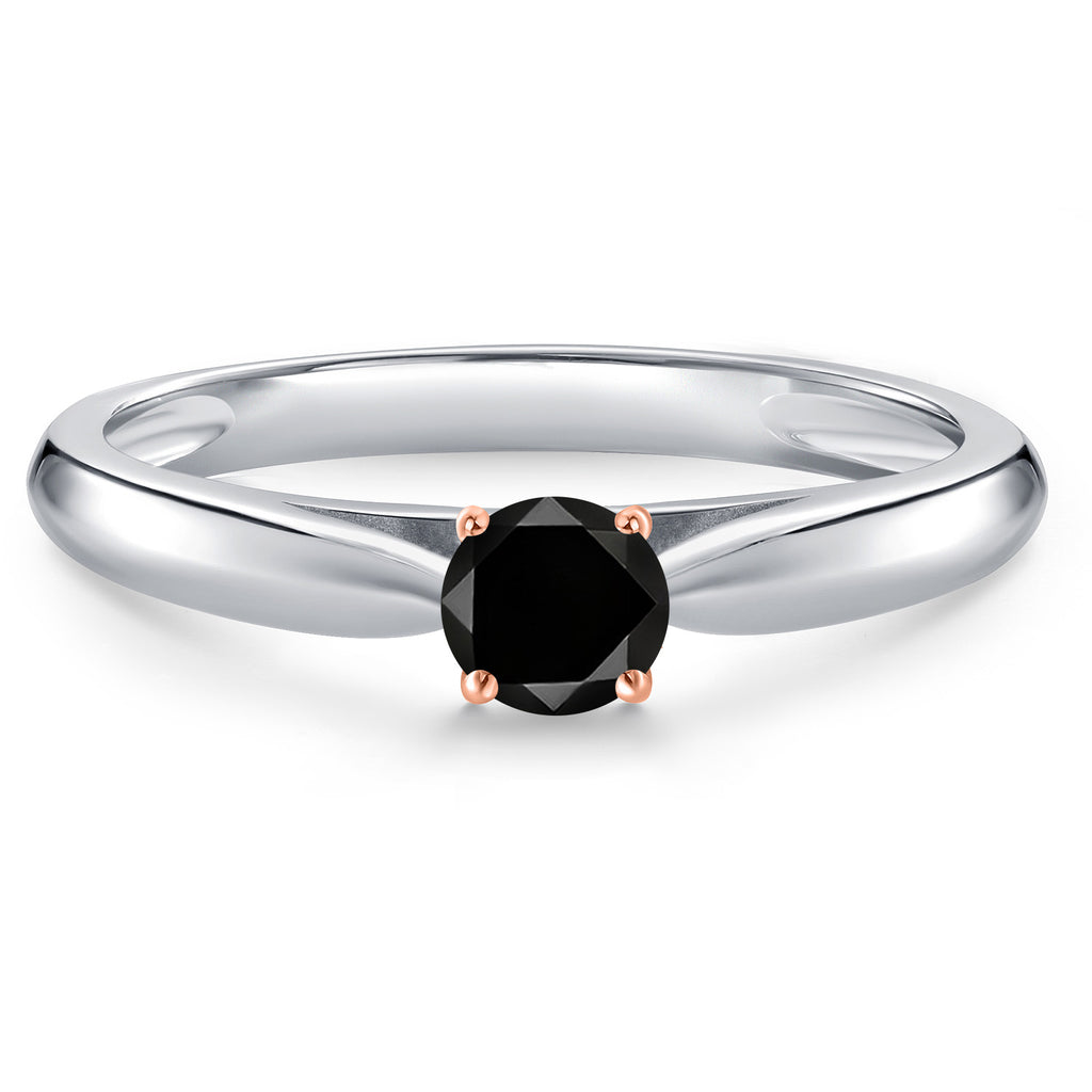 Ring in 10K Two Tone Gold
