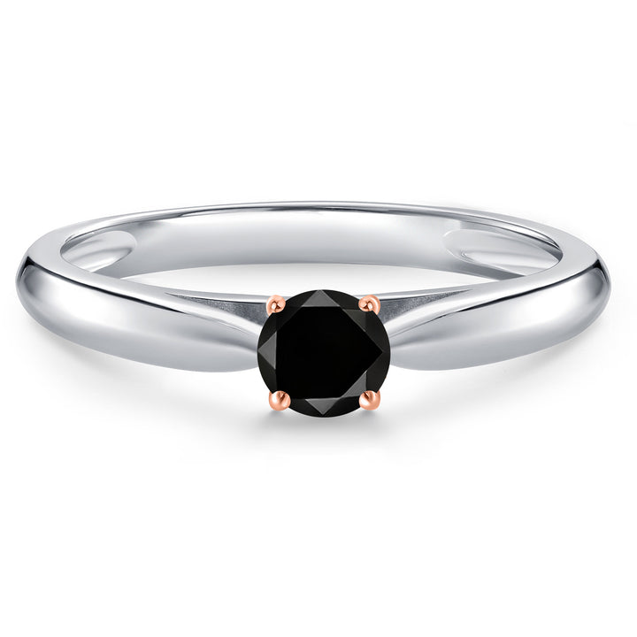 Ring in 10K Two Tone Gold