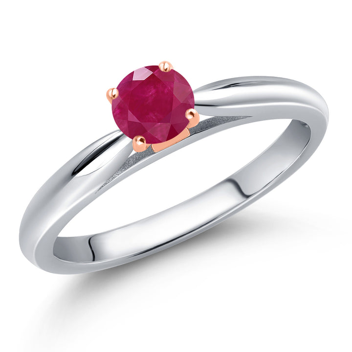 Ruby - July_5_Ring in 10K Two Tone Gold