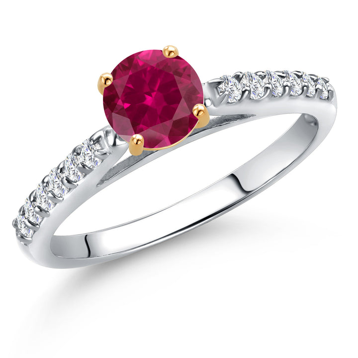 Created Ruby - July_5_Ring in 10K Two Tone Gold