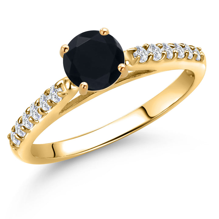 Onyx - December_5_Ring in 10K Yellow Gold