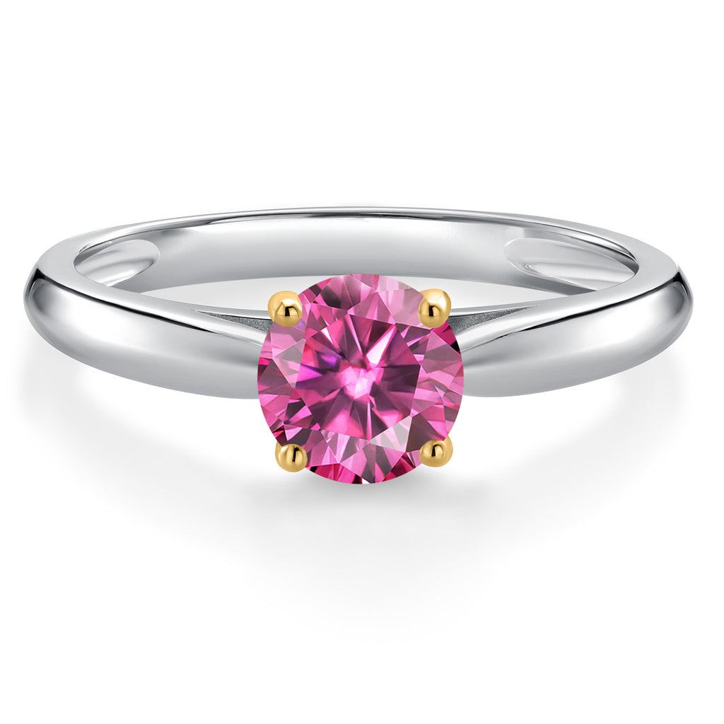 Ring in 10K Two Tone Gold