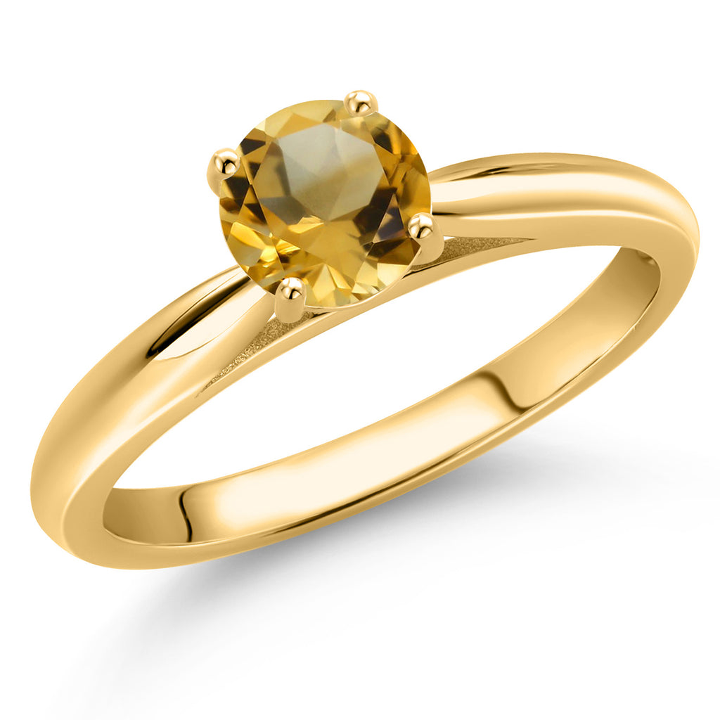 Citrine - November_6_Ring in 10K Yellow Gold