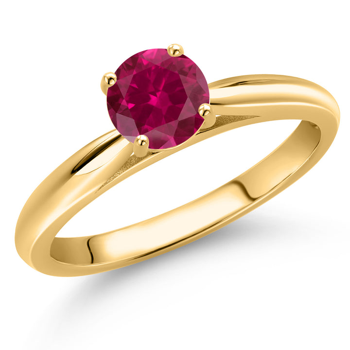 Created Ruby - July_5_Ring in 10K Yellow Gold