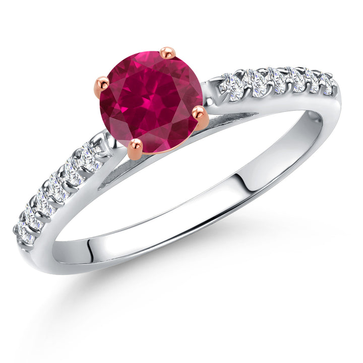 Created Ruby - July_5_Ring in 10K Two Tone Gold