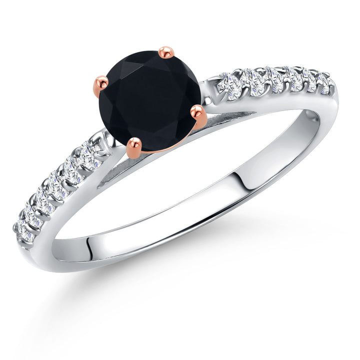 Onyx - December_5_Ring in 10K Two Tone Gold
