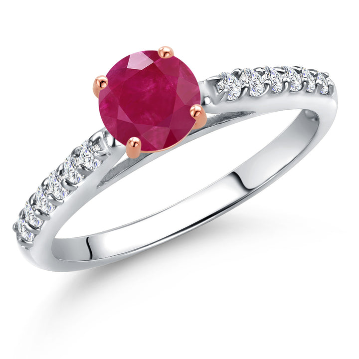 Ruby - July_5_Ring in 10K Two Tone Gold