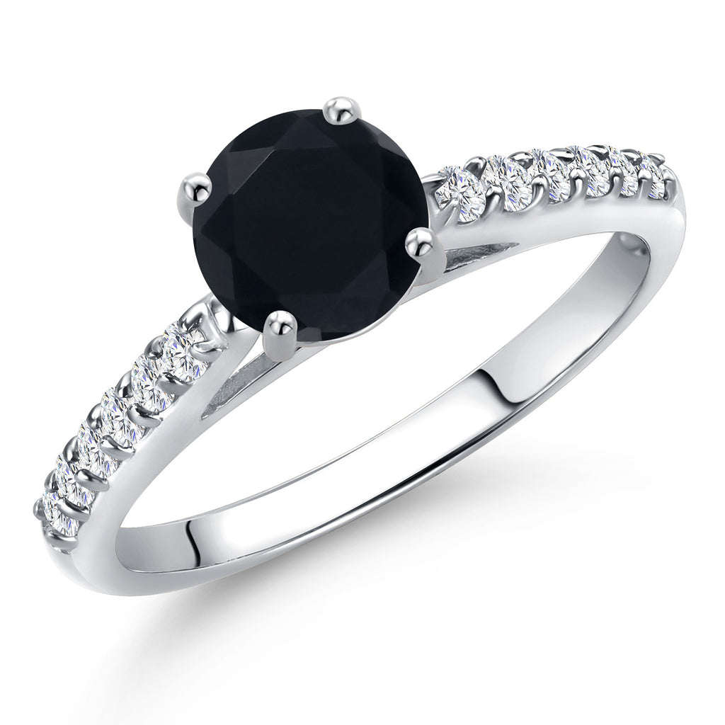 Onyx - December_8_Ring in 10K White Gold