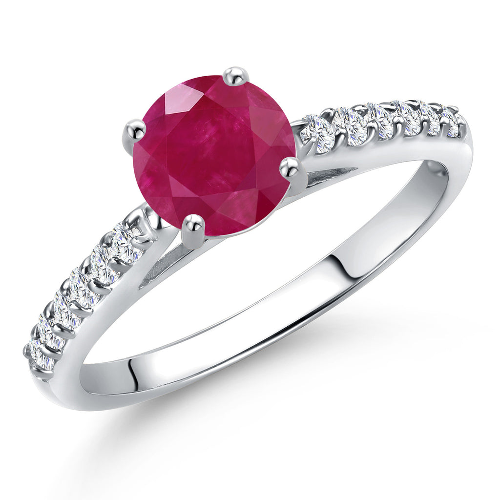Ruby - July_8_Ring in 10K White Gold