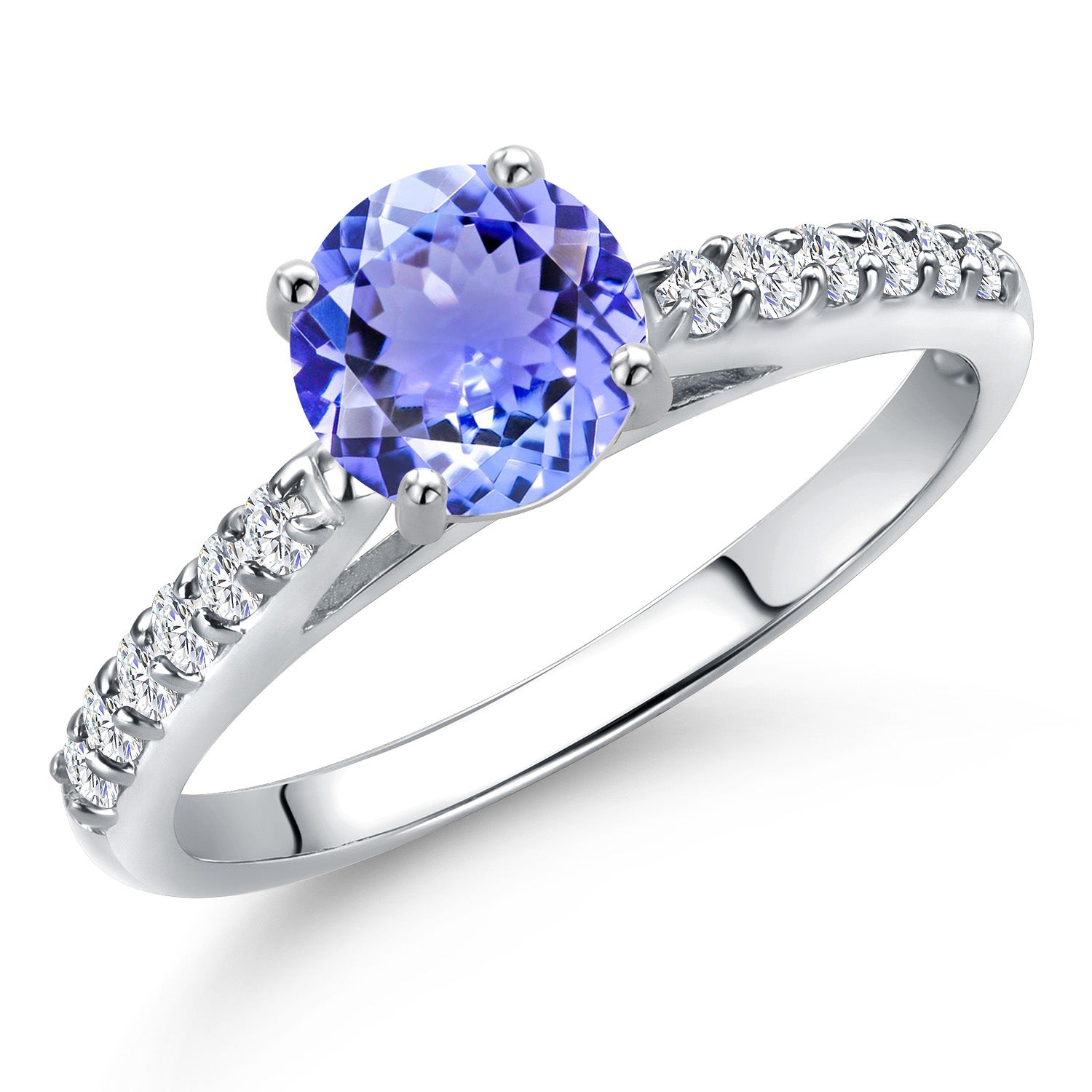 Tanzanite - December_6_Ring in 10K White Gold