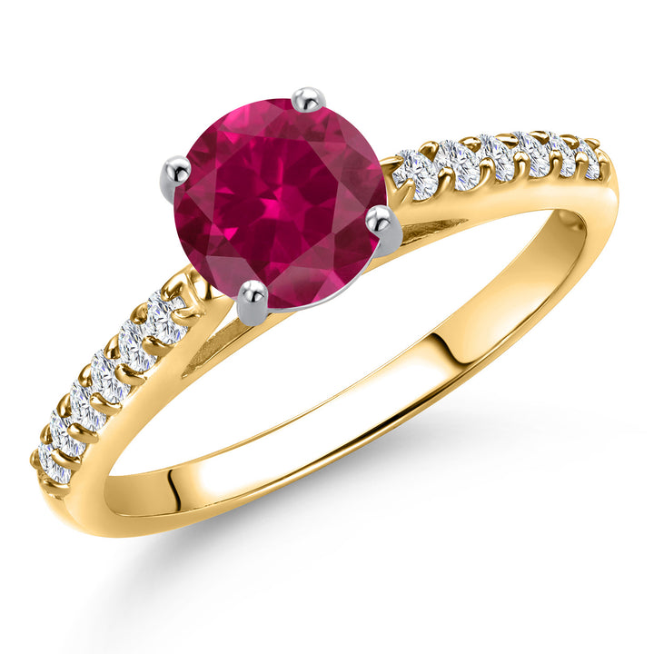 Created Ruby - July_5_Ring in 10K Two Tone Gold