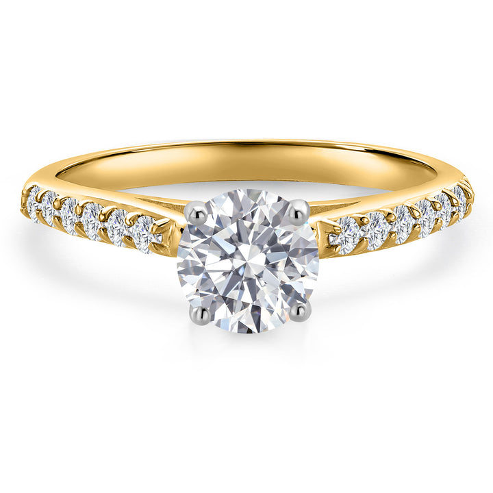 Ring in 10K Two Tone Gold