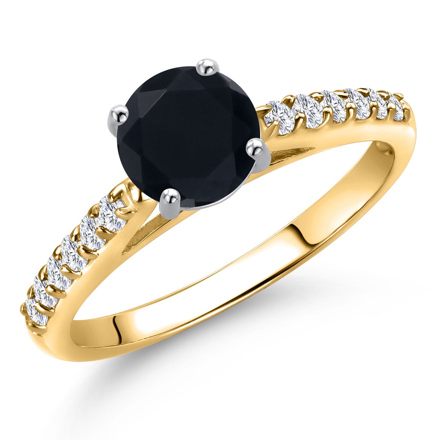 Onyx - December_9_Ring in 10K Two Tone Gold