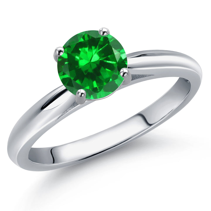 Created Emerald - May_5_Ring in 10K White Gold