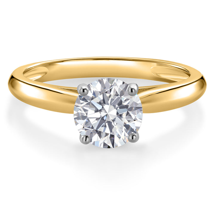 Ring in 10K Two Tone Gold