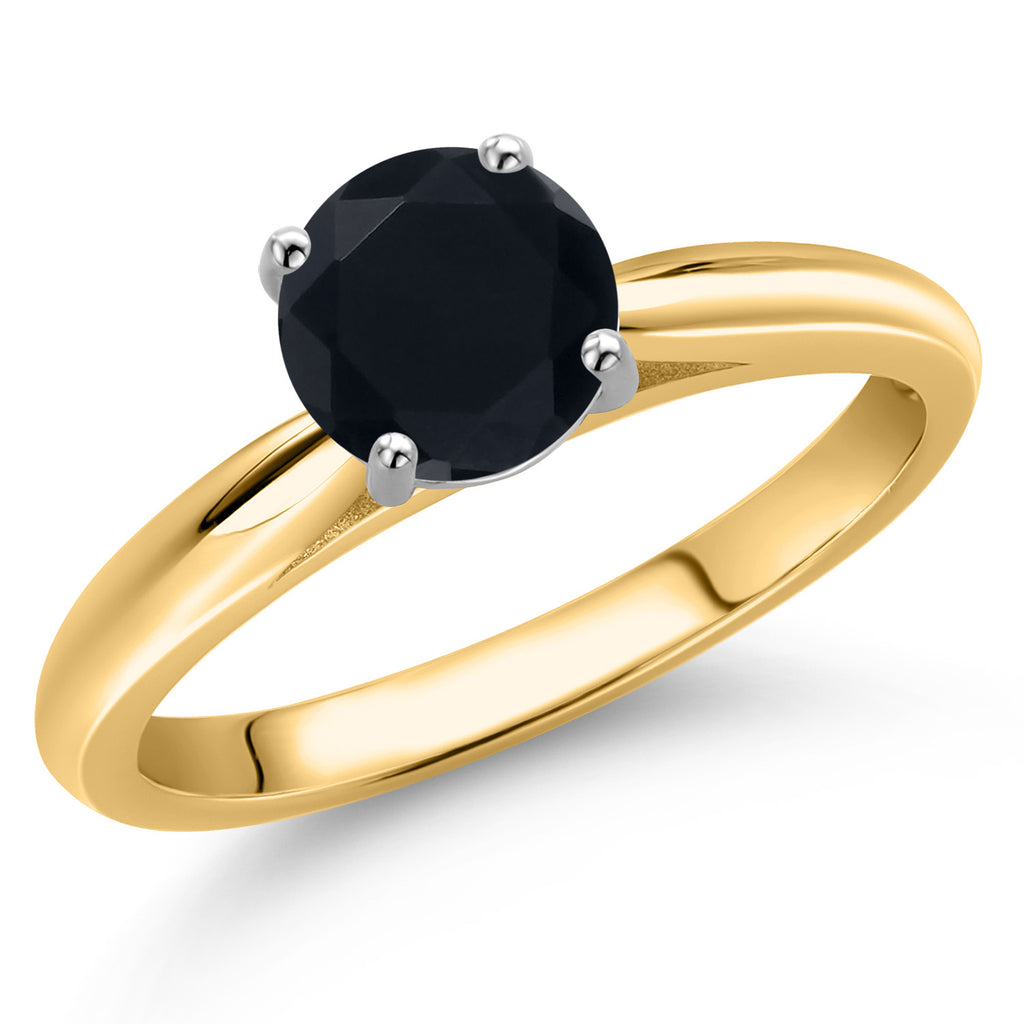 Onyx - December_9_Ring in 10K Two Tone Gold