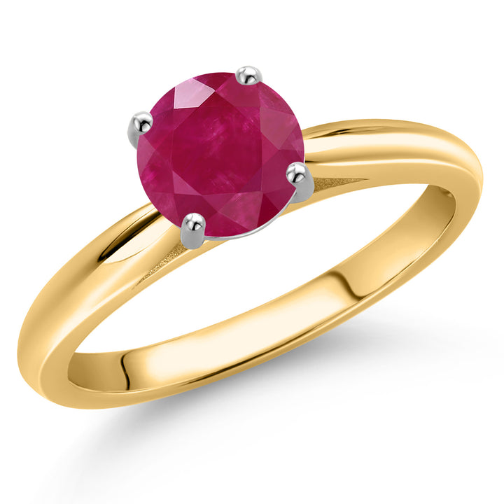 Ruby - July_5_Ring in 10K Two Tone Gold