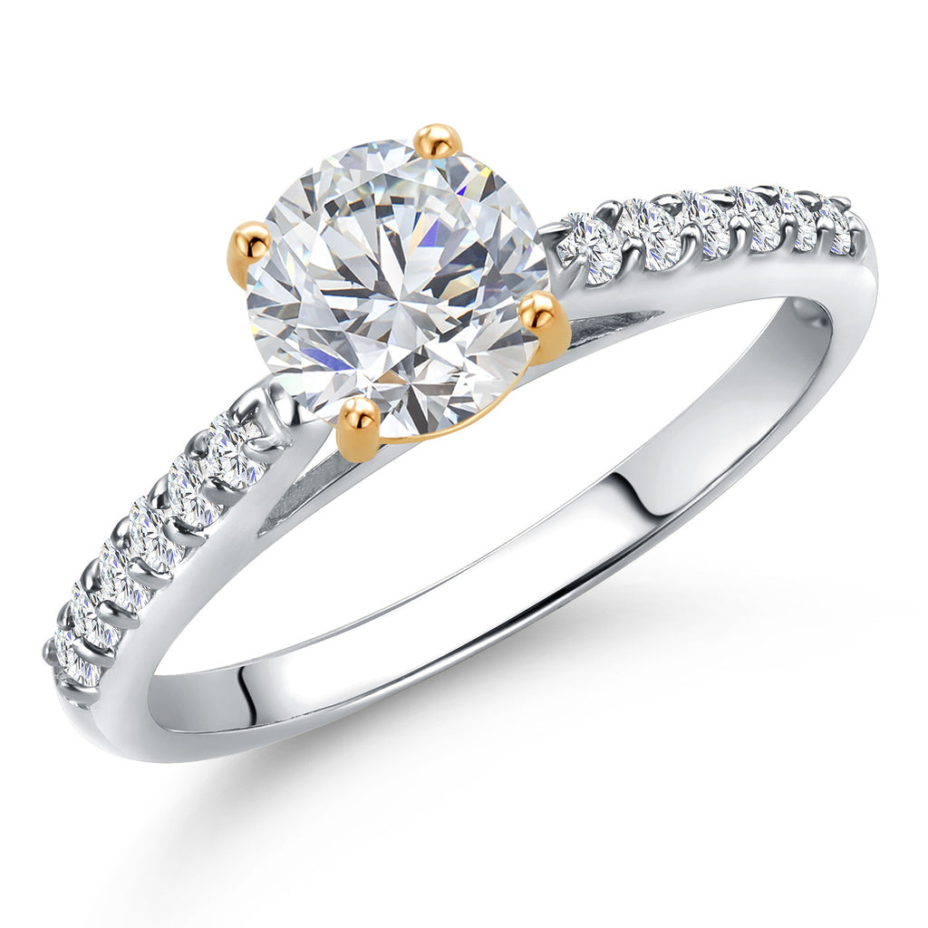 8_Ring in 925 Sterling Silver and 10K Yellow Gold