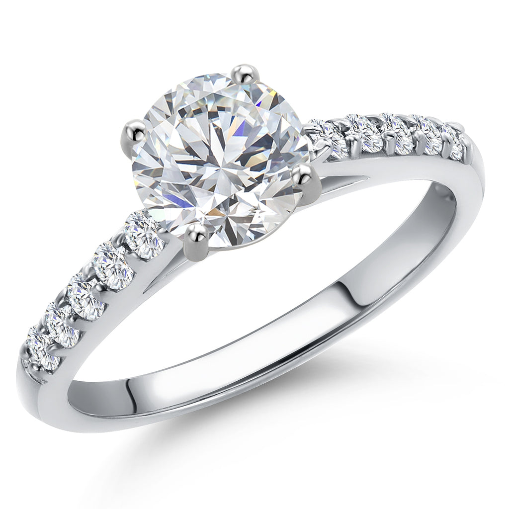 Ring in 10K White Gold