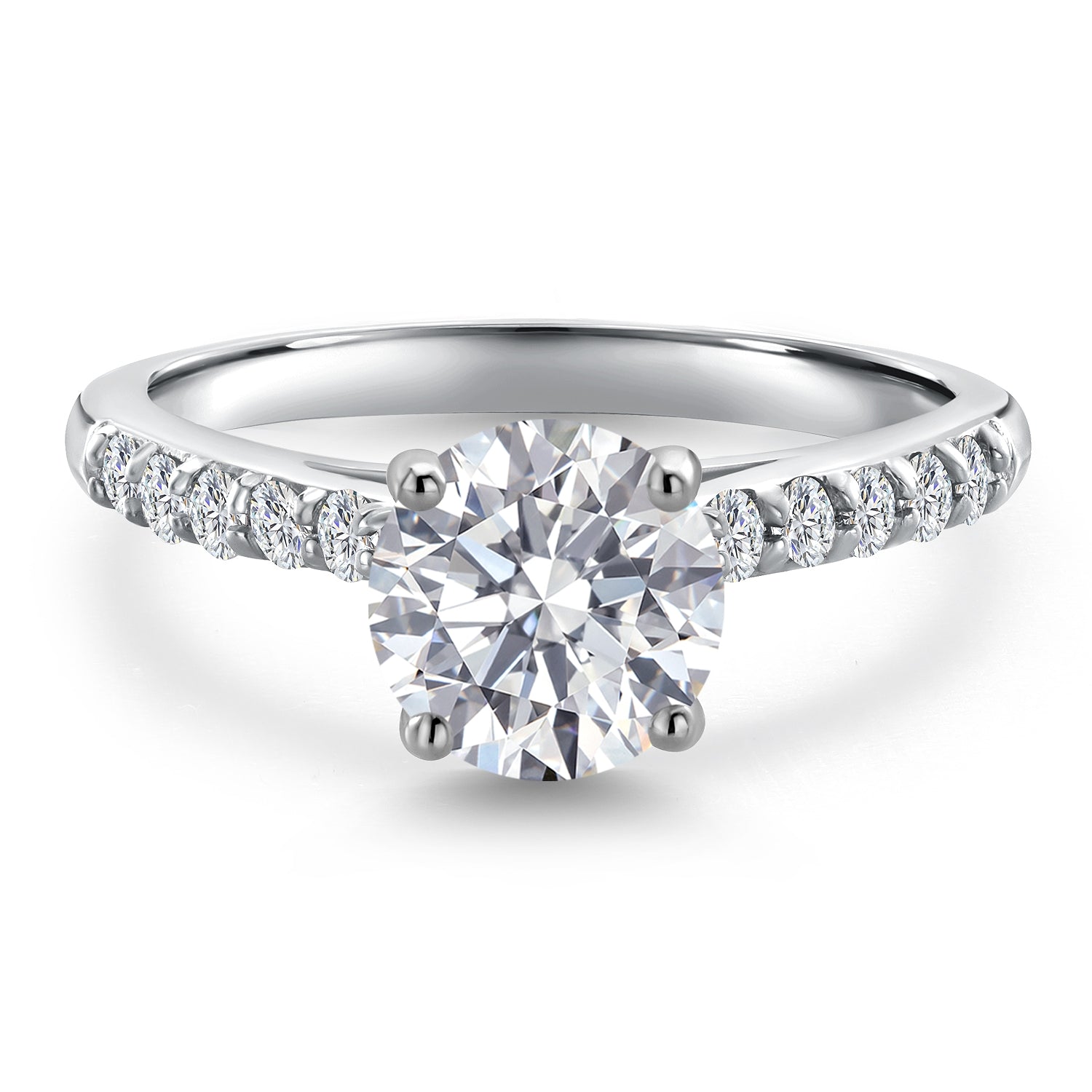 Ring in 10K White Gold