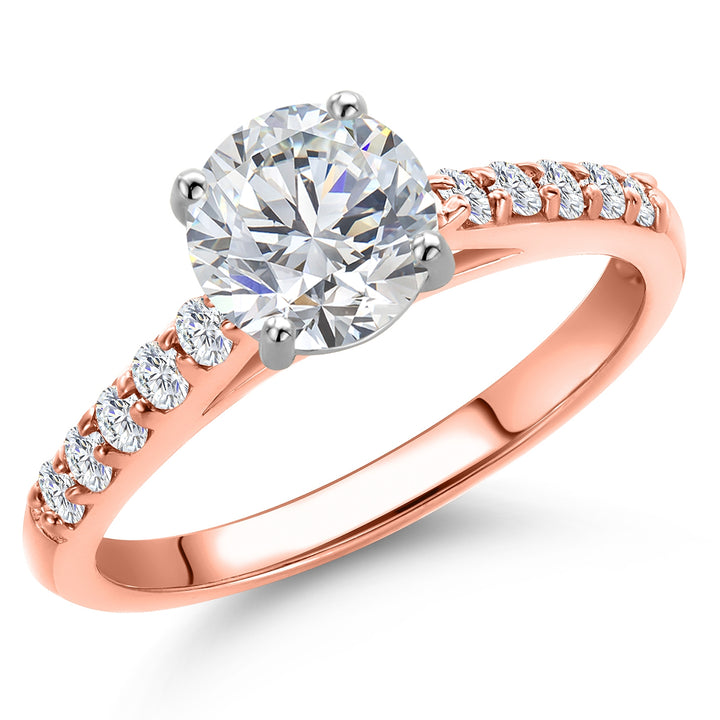 Ring in 10K Two Tone Gold